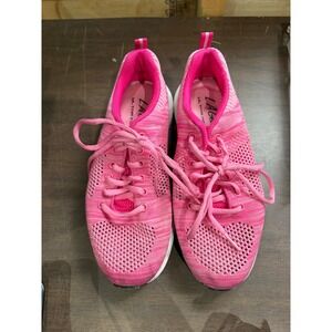 LA Gear Ultra Foam Womens Pink Knit Athletic Running Sneakers LS18R028B-3 Size 7